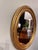 Wood 19th Century Oval French Mirror For Sale - Image 7 of 9