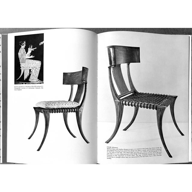 Champagne 1963 Furniture of Classical Greece First Edition Hardcover Book by t.h. Robsjohn-Gibbings and Carlton W. Pullin For Sale - Image 8 of 16