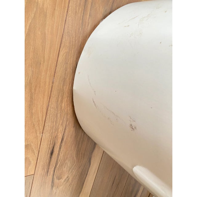 Paint Pair of 1980s Lacquer Round Top End Tables For Sale - Image 7 of 10