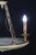 1950s Masterpiece Art Deco Design White Alabaster Chandelier Circular Wooden Frame For Sale - Image 14 of 14
