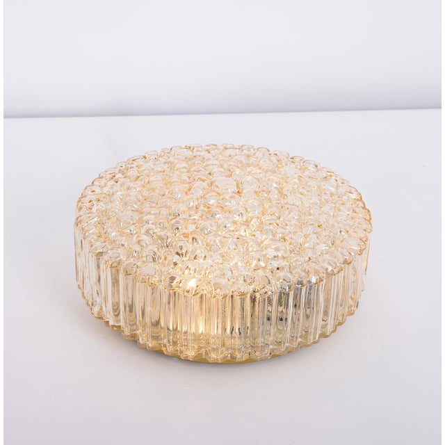 Glass Large Bubble Glass Flush Mount from Limburg, Germany, 1970s For Sale - Image 7 of 11