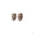 Metal 5.67 Carat Round Brilliant Cut Diamond Ruby Gold Earrings, Pair For Sale - Image 7 of 9