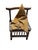 African African Large Mustard & White Mud Cloth Textile Mali 66" by 36.5" For Sale - Image 3 of 7