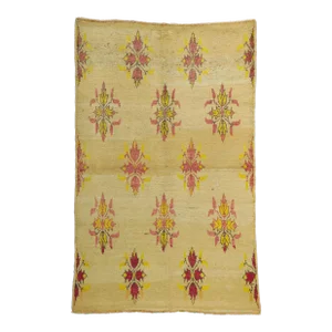 Vintage Turkish Oushak Rug - 04'06 X 07'01