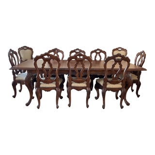 Henredon Dining Set of 11 For Sale