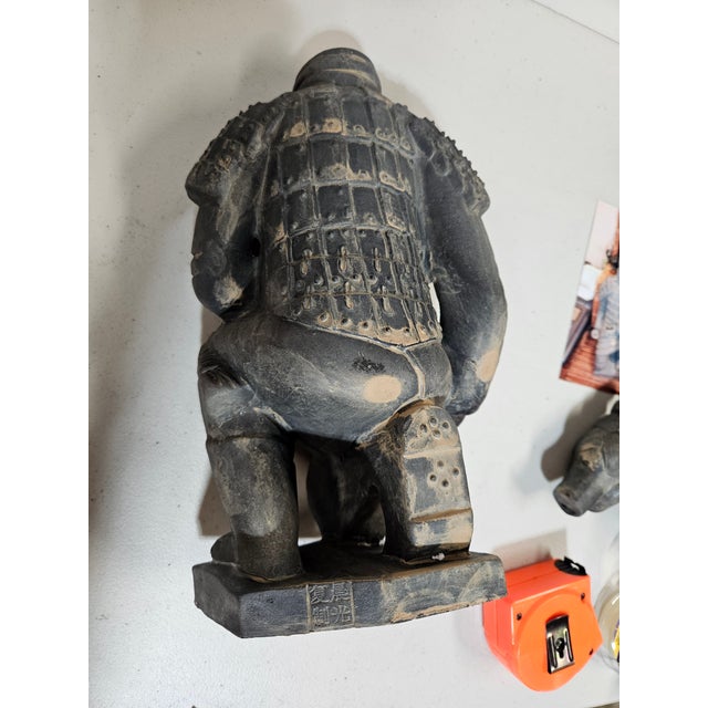 Kneeling Archer 1 Terra-Cotta Warrior For Sale In Chicago - Image 6 of 7