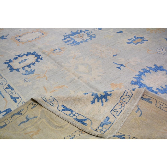 1960s Modern Moroccan Hand Knotted Wool Rug, 6'1"x9'11" For Sale In New York - Image 6 of 6