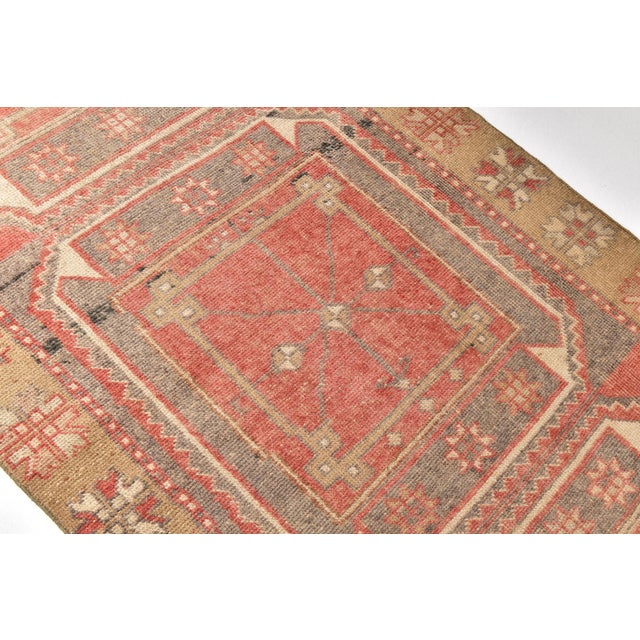 Vintage Turkish Runner Rug in Wool For Sale - Image 4 of 13