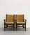 Postmodern Vintage Woven Rattan Lounge Chairs - A Pair For Sale - Image 3 of 7