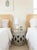 Light Gray Vintage Italian Glazed Ceramic Interlocking-Circle Garden Seat For Sale - Image 8 of 12