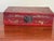Antique Late Qing–Early Republic Chinese Red Leather Wedding Box With Double Happiness Motif, C. 1900 For Sale - Image 4 of 12