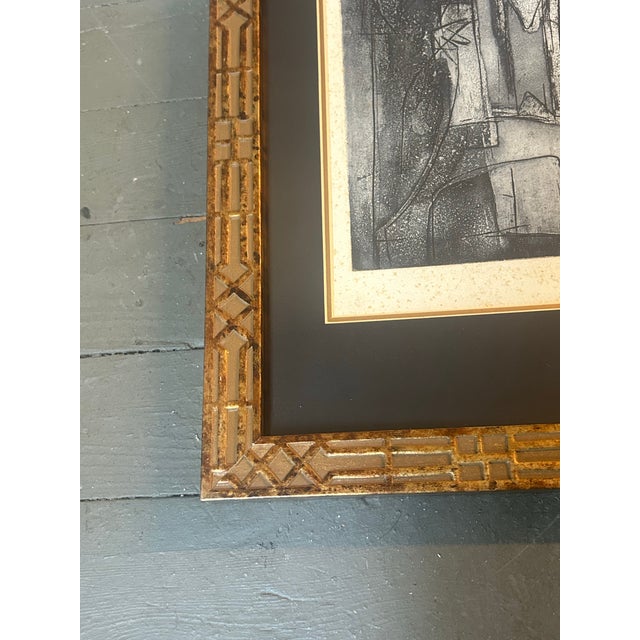 1960’s Original Marcel Fiorini Abstract Expressionist Lithograph For Sale - Image 4 of 5