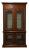 Drexel Heritage Brittany Collection Solid Cherry Country French 62" Listed Display Curio Cabinet 322-438-6 For Sale
