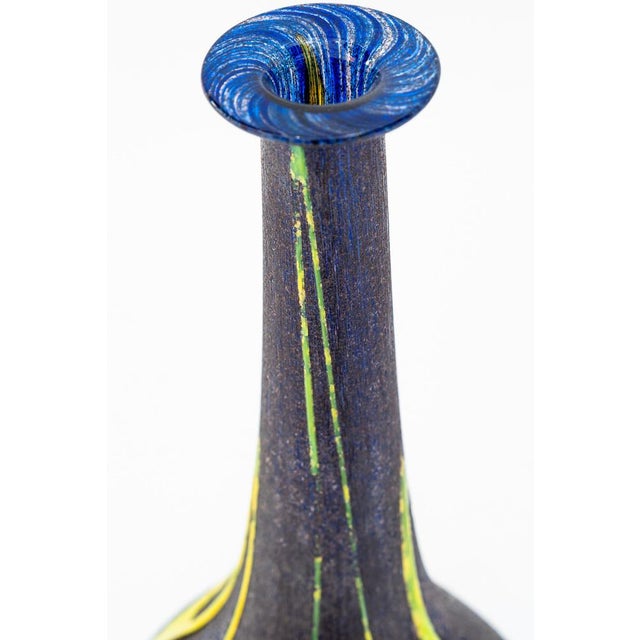 Mid-Century Modern Glass Vase by Murano, Italy, 1970s For Sale - Image 3 of 10