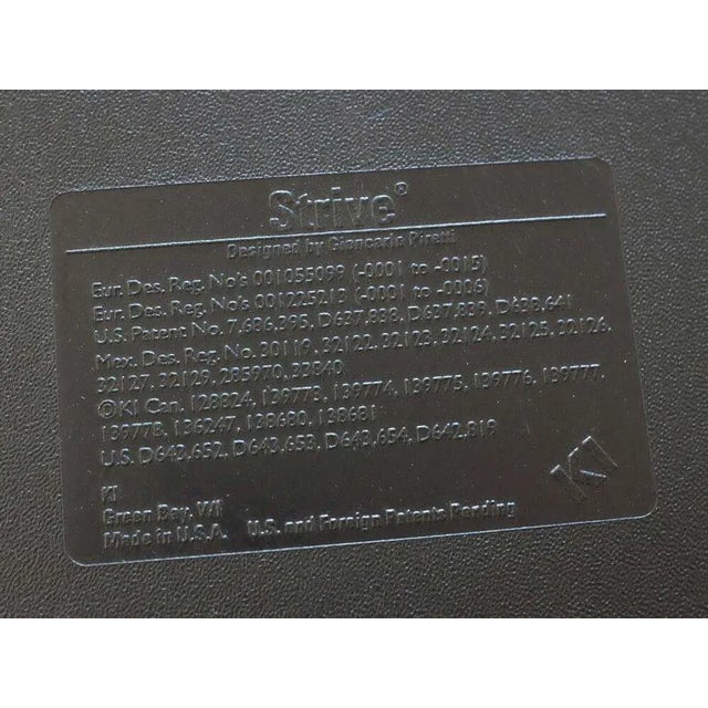 Vintage Dark Grey Plastic Rolling Desk Chairs by Giancarlo Piretti for Strive For Sale - Image 10 of 10