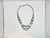 1970s Vintage Southwestern Mexican Boho Chic Double Strand Sterling, Turquoise & Jade Necklace For Sale - Image 18 of 18