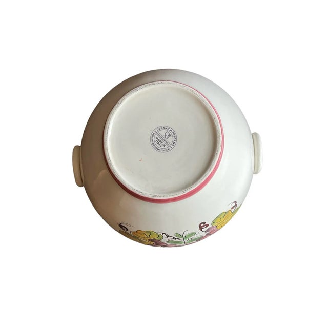 White 1980s Ceramica Toscana Maestri Artigiani Italiani Large Planter For Sale - Image 8 of 10