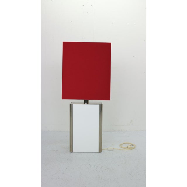 Vintage floor lamp made in 1970s Italy. Modern Italian design floor lamp is a beautiful accent for your design home. The...