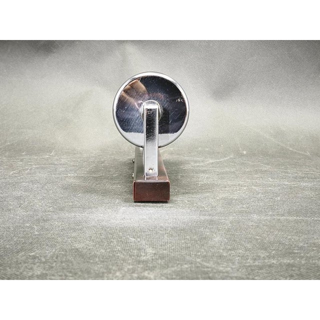 Gold Bauhaus Chrome and Opaline Glass Wall Light, Czechoslovakia, 1930s For Sale - Image 8 of 12