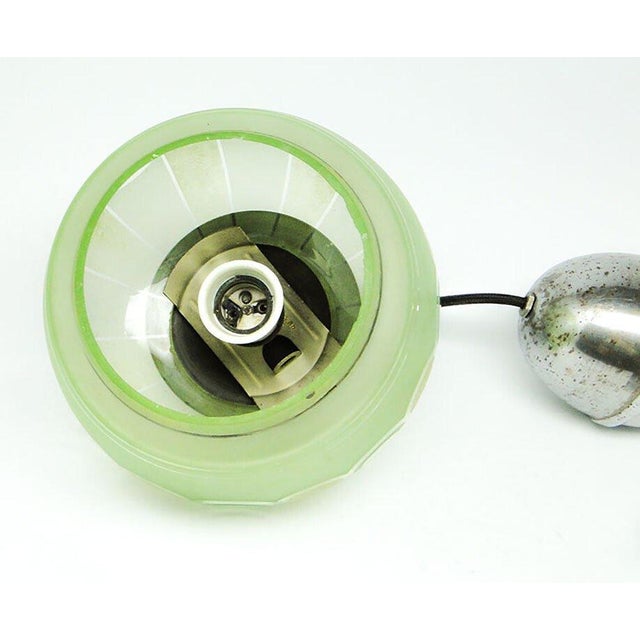 Mid-Century Glass Pendant Lamp, 1950s For Sale - Image 6 of 9