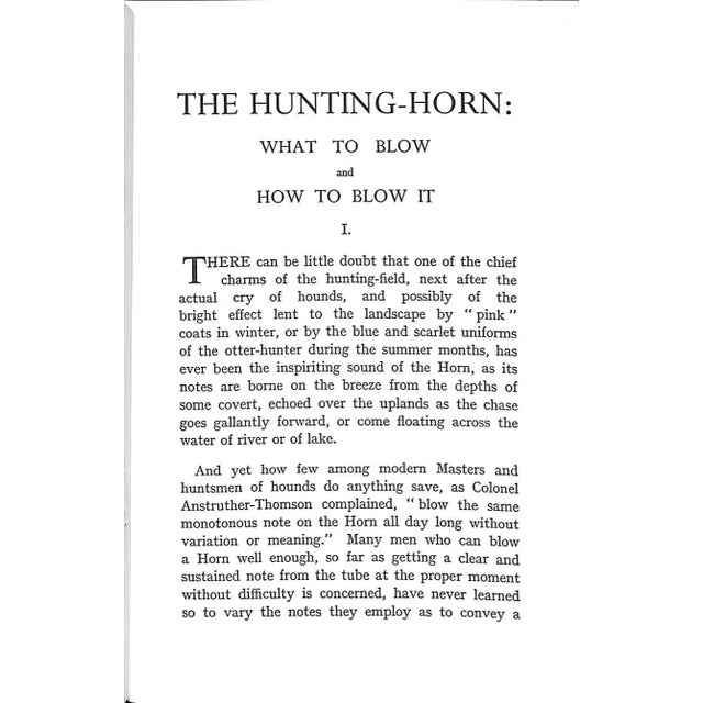 The Hunting-Horn What To Blow and How To Blow It For Sale In New York - Image 6 of 9