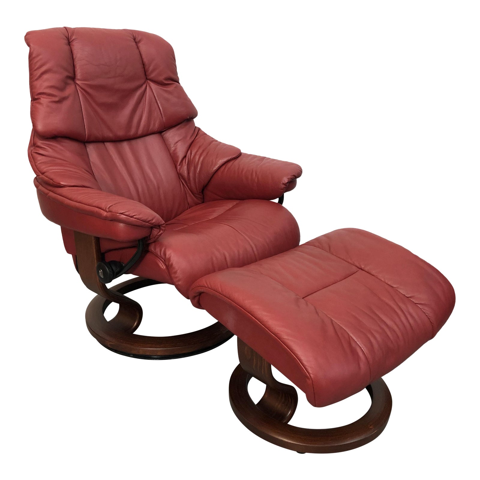 Ekornes Stressless Leather Adjustable Recliner Chair ...