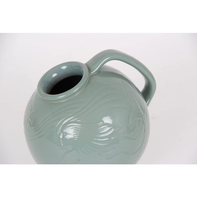 Vintage Green Ceramic Jug by Ipsens Enke For Sale - Image 4 of 6
