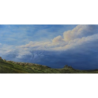 Storm's Passing by Rob Alexander | Oil on canvas Landscape with clouds and rocky formations For Sale