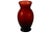 Mid-Century Modern Ruby Red Glass 6” Vase For Sale - Image 3 of 3