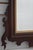 1980s Mahogany Chippendale Style Wall Mirror For Sale - Image 5 of 12