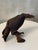 Animal Skin Mid-Century Modern Leather Raven from Deru, Germany, 1960s For Sale - Image 7 of 8