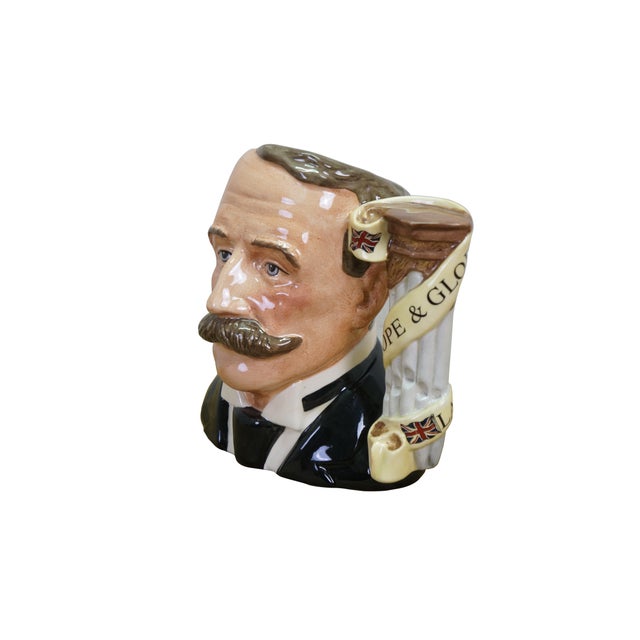 Realism 1990s Royal Doulton Sir Edward Elgar Great Composer Toby Character Jug For Sale - Image 3 of 12