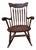 1980s Hitchcock Oak Rocking Chair For Sale