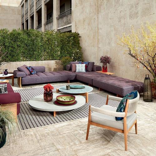Gold Sail Out Outdoor Sofa by Rodolfo Dordoni for Cassina For Sale - Image 8 of 13