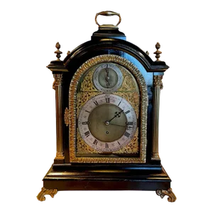 19th Century English Triple Fusee Musical Bracket Clock by Boxell of Brighton