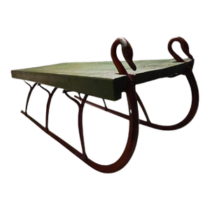 Antique Swan Runner Children's Sleigh