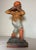Very Rare Antique 1800s Hand Carved Wood Folk Art Baseball Sculpture Statue For Sale - Image 15 of 17