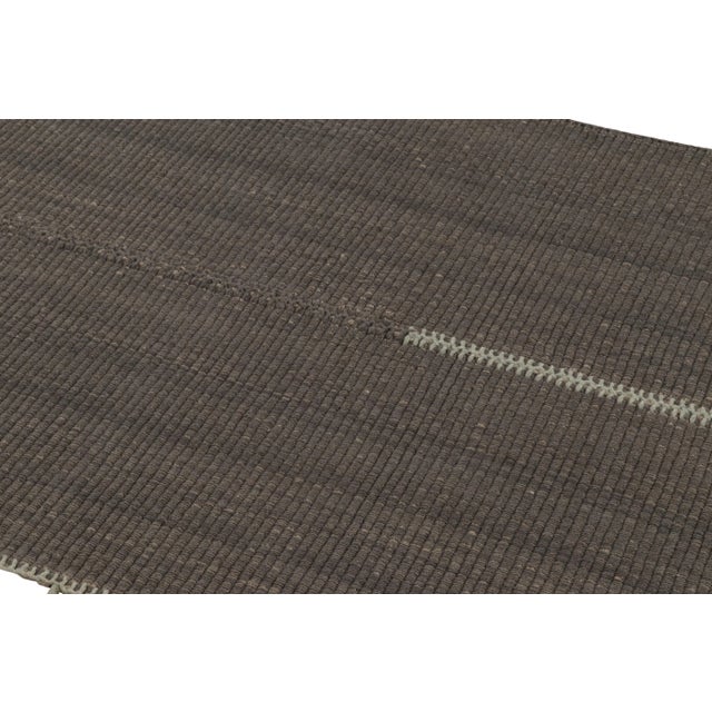 Handwoven in wool, this 4x4 contemporary Kilim is from an exciting new custom-capable flatweave collection by Rug & Kilim....