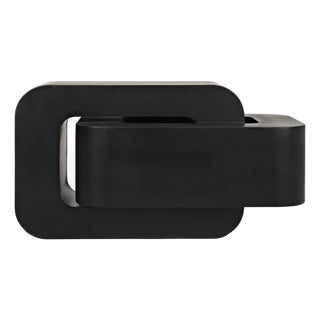 Nodum Accent Table, Black Iron For Sale