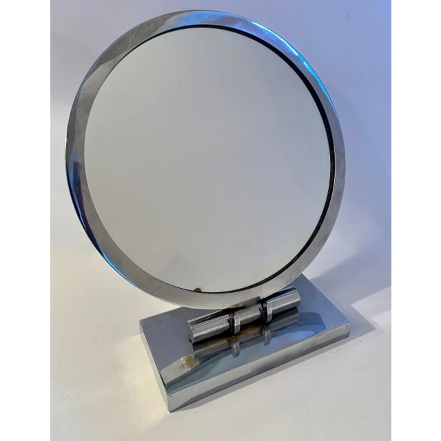 Art Deco Adjustable Vanity Mirror For Sale - Image 4 of 13