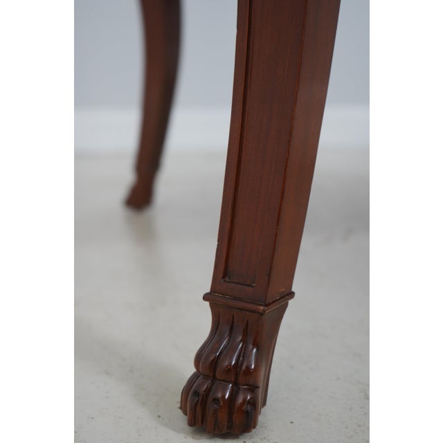 John Widdicomb Neoclassical Inlaid Mahogany Cocktail Coffee Table For Sale - Image 9 of 13