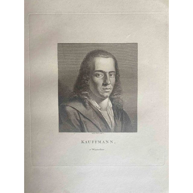Portrait of Kauffmann is an original artwork realized by Anker Smith (1759 - 1819). Original Etching from J.C. Lavater's...