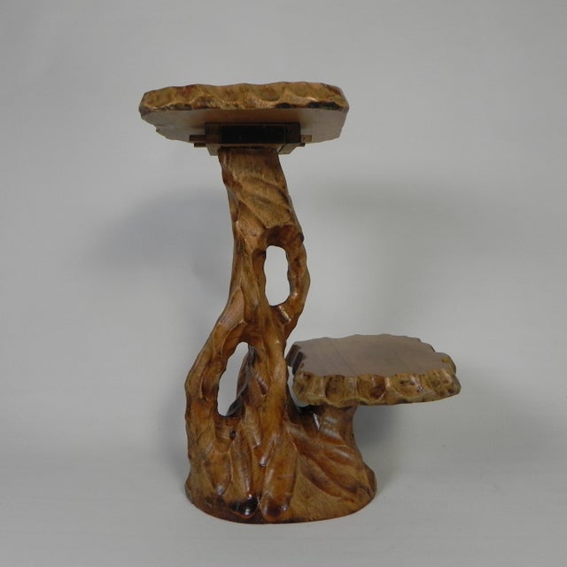 Wood Vintage Plant Table with Shelves, 1950s For Sale - Image 7 of 17