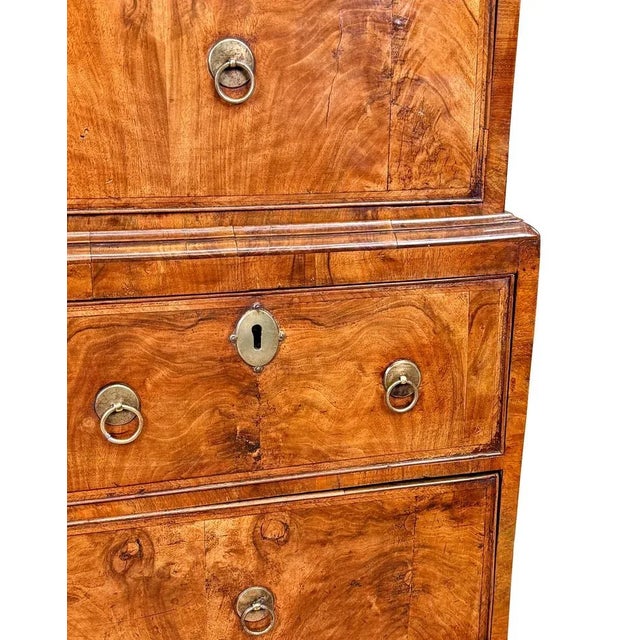 18th Century GeorgianWalnut Tallboy Chest on Chest, 1720 For Sale - Image 4 of 11