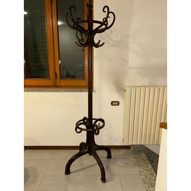 Thonet Antique Bentwood Coat Rack, Attributed to Thonet, Circa 1900 For Sale - Image 4 of 6