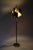 1970s Italian Floor Lamp in Brushed Steel with Brass Top, 1970s For Sale - Image 5 of 14