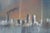 Mid 20th Century Charles Obas Rainy Haitian Village Scene Sailboats Figures Oil Painting 29" For Sale - Image 9 of 10