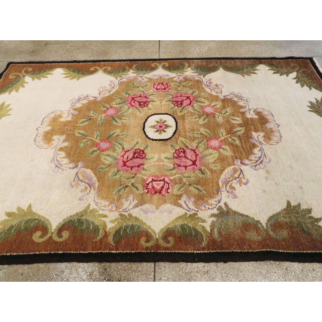 Textile Galerie Shabab Collection Mid-20th Century European Continental Carpet For Sale - Image 7 of 11