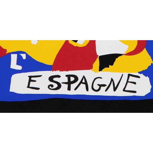 Joan Miro, Help Spain, Screenprint For Sale - Image 5 of 6