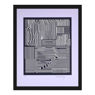 Mid 20th Century Broey Neg, Victor Vasarely For Sale